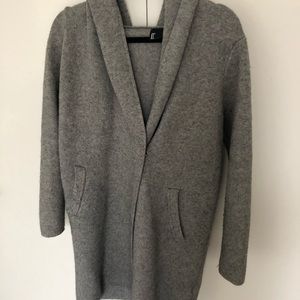 Long gray coat